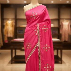 Sador Mekhela With Applique Work