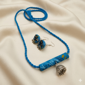 Handmade Fabric Jewelry Set